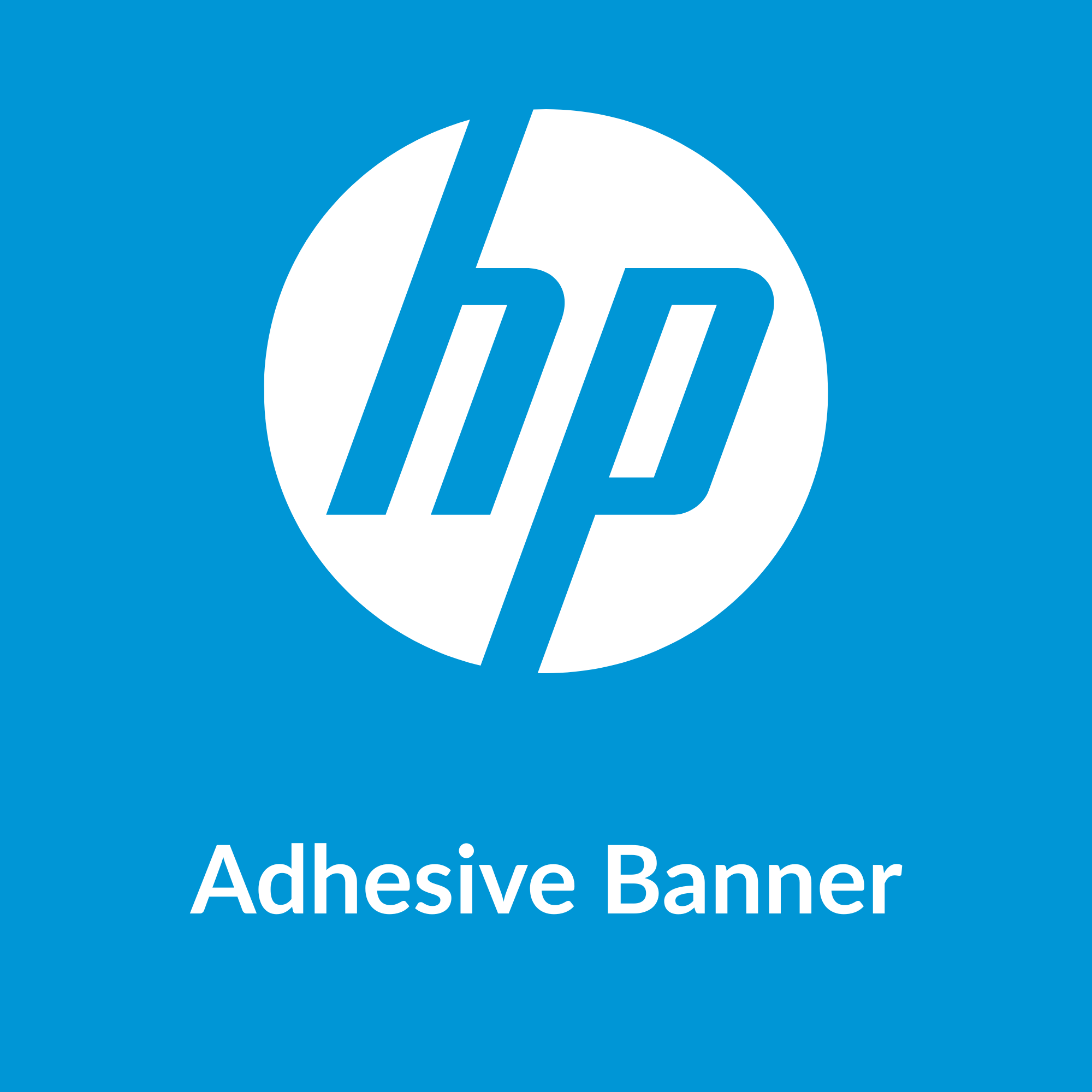 Adhesive Banner